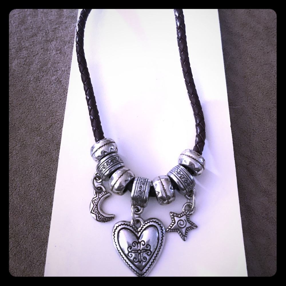Heart, Moon & Star Necklace